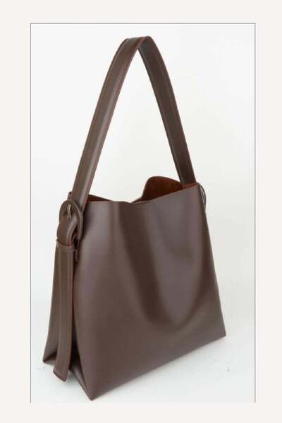 Mckanzie Shoulder Bag with Belt Buckle on Both Sides