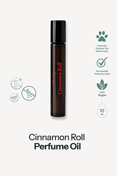 Heiluna Cinnamon Roll | Sürülebilir %100 Esans Unisex Parfüm | Alkolsüz & Doğ...