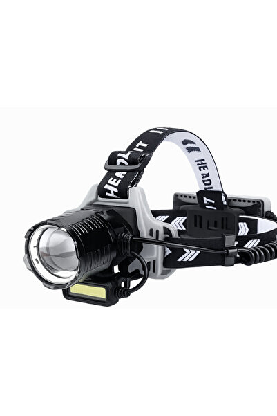 XL Lanterna de cap profesionala 30w cu led laser super luminoasa senzor de mi...