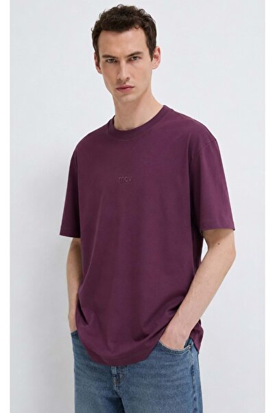 Mavi M0613102 Printed T-Shirt Men's T-Shirt Bordo