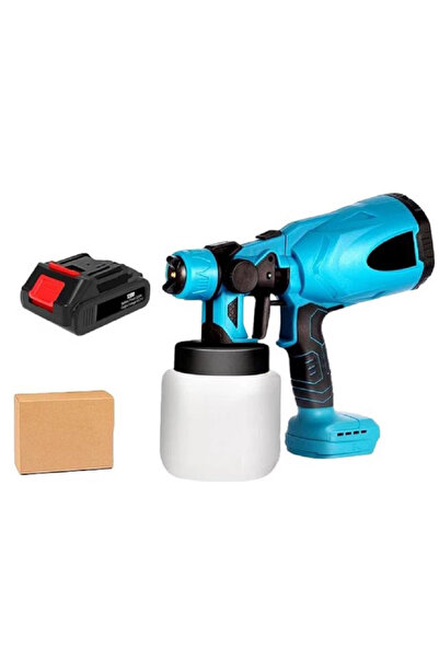 OEM Pistol de Vopsit si Zugravit Electriv, Capacitate, 800ml, 1 acumulator 48...