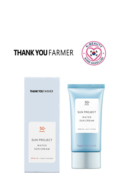 Thank You Farmer Sun Project Water Sun Cream Su Bazlı Güneş Kremi SPF50+ PA++...