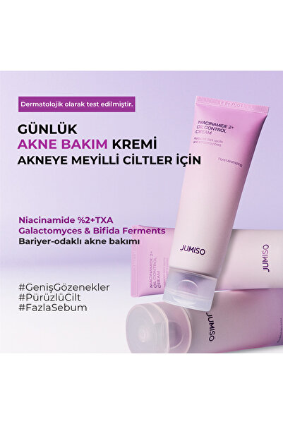 Jumiso %2 Niasinamid Sebum Kontrol Yüz Kremi 80 ml