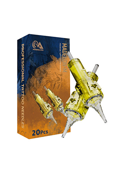 Eltte Mix Karışık Kutu 1003 RL / 1005 RL / 1009 RM / 1015 RM Cartridge Kartuş Dövme İğnesi (20 Adet)