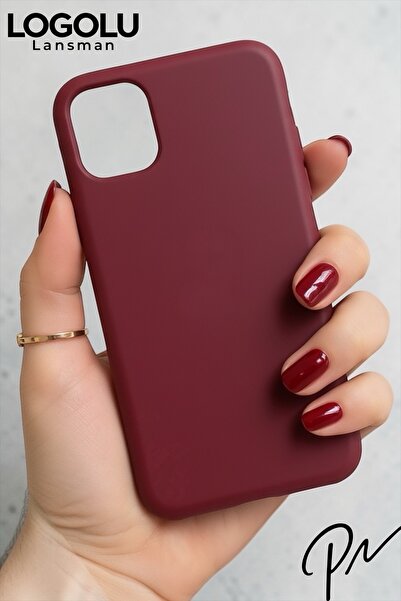ProNorth Iphone 11 Uyumlu Kılıf Logolu Lansman Soft Yumuşak içi Kadife Siliko...