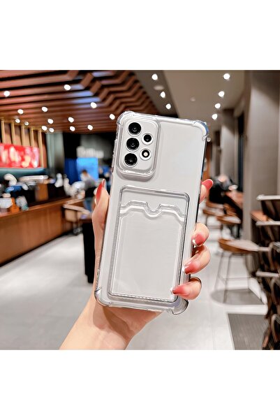 Xiaomi Redmi 9T Transparent Kartlıklı Antişok Kılıf Şeffaf