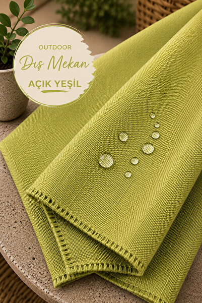 Eys Dış mekan sıvı gecirmez yıkanabilir döşemelik kumaş AÇIK YEŞİL ASOS 06