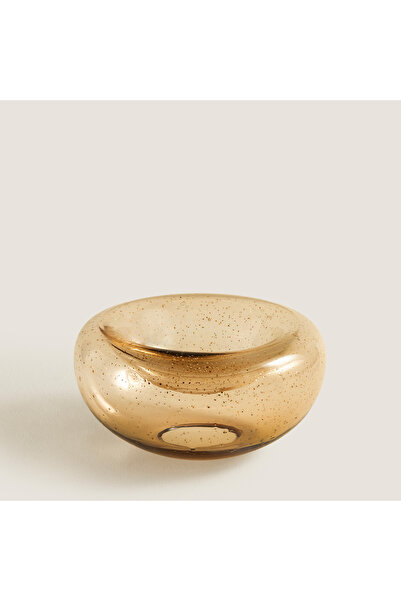 Chakra Carol Cam Dekoratif Caramel Bowl Small (26X26X13Cm) Natural