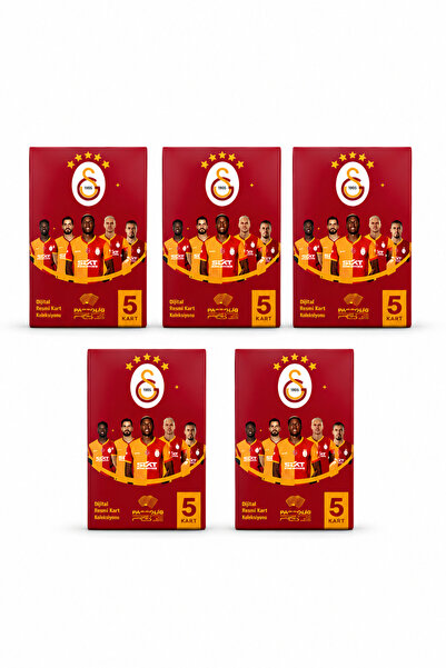 Mythos Cards Galatasaray Rise Futbolcu Kartları 5 Paket Avantajlı Set - 25 Ad...