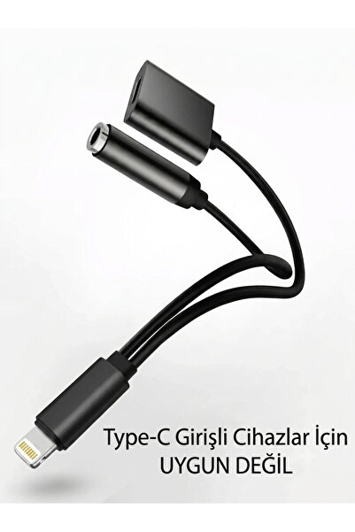Deppo Trend Apple Iphone 14 13 12 11 X 8 7 Uyumlu Kulaklık Çevirici Lightning...
