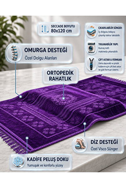 Huzur Burada Diz Destekli Ortopedik Seccade