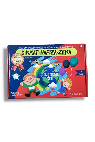 ders yayınları Dikkat Hafıza Zeka Güçlendirme Geliştirme Seti 7 Yaş + Sertifika