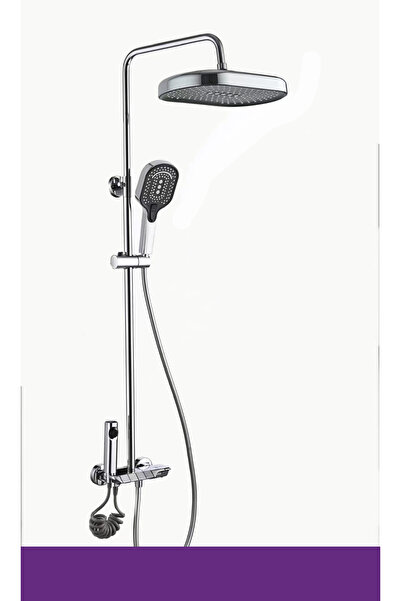 Duxxa Piano Bataryalı Duş Seti Krom DP.100
