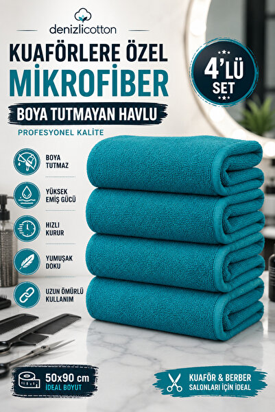 denizlicotton Frizerski specijalni mikrofiber peškir za kosu bez bojenja 50x9...