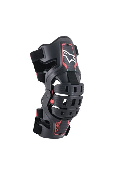 Alpinestars Youth Bionic 5S Diz Koruması Siyah Kırmızı