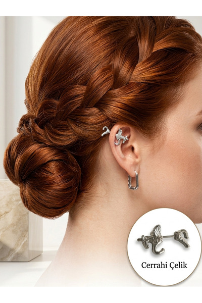 Bylin Takı Cerrahi Çelik Pegasus Piercing/ Bar boy 6mm/ 1 adet