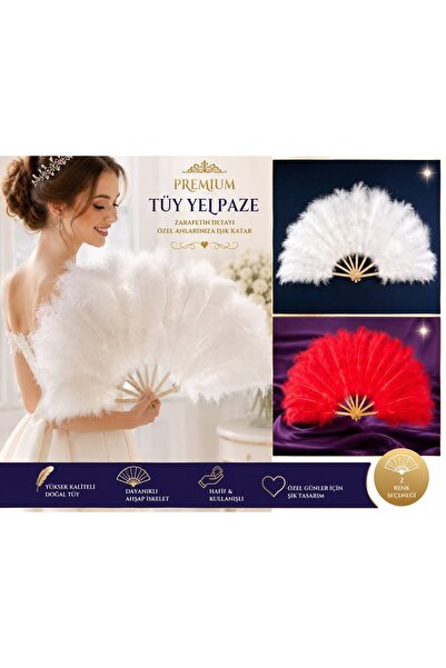 Genel Markalar GELİN YELPAZESİ TÜY YELPAZE