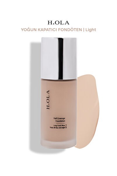 h.OLA Full Coverage Foundation | Yoğun Kapatıcı Saten bitişli SPF 30 Fondöten...