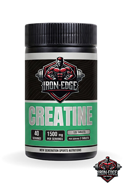 IRON EDGE Creatine 500 (Kreatin) 120 Tablet (Per Servıngs 1500 Mg) 40 Servis