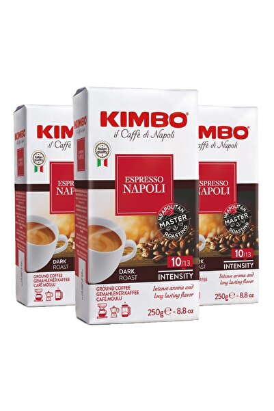 Kimbo Espresso Napoli Filtre Kahve (250 Gr) (3'lü Set)
