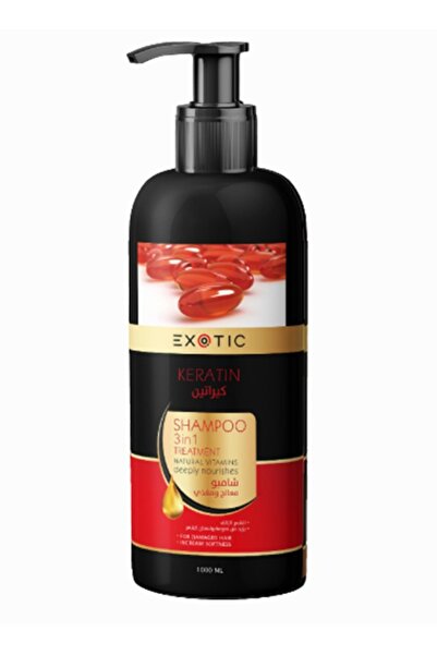 Exotic اكزوتيك شامبو الكرياتين 3*1 750 مل