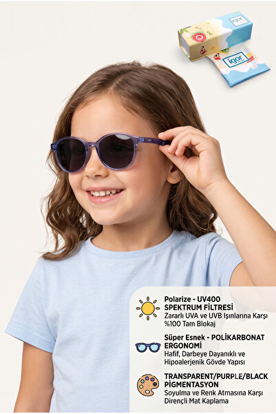 IGOR Children's Sunglasses Uv Protection Ss291 Jordi Purple-Purple
