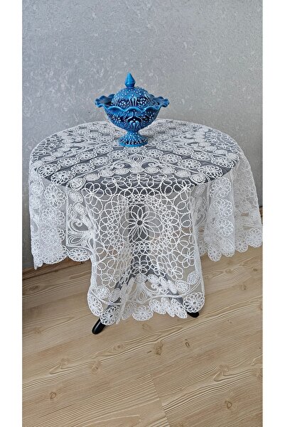 ZESA HOME Tulle Laced Fiskos Tablecloth