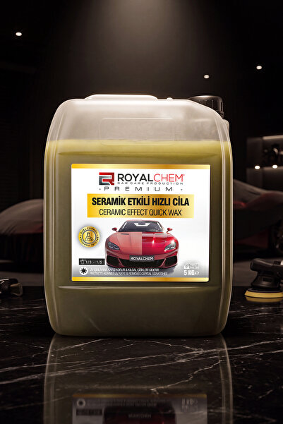 ROYALCHEM CAR CARE PRODUCTION SERAMİK ETKİLİ HIZLI CİLA 5 KG 1/5 KONSANTRE