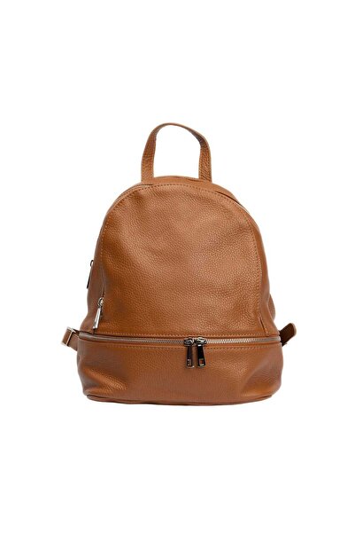 TORO NERO Rucsac de damă din piele întoarsă maro