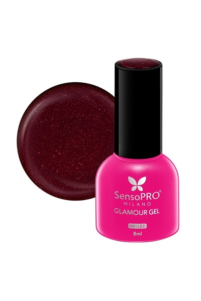 SensoPRO Milano Ημιμόνιμο Βερνίκι Νυχιών Glamour Gel 8ml, VIP List # 116