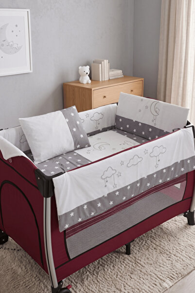 Kista Baby Cloudy Oyun Parkı Bebek Uyku Seti (6'lı Set)