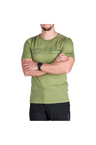 NORTHFINDER Tricou tehnic bărbați Rainer - Verde deschis - S