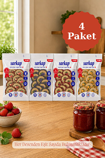 Sarkap Hijyenik 82 mm Kapak 10lu Paket x 4 Adet - Jam Seri