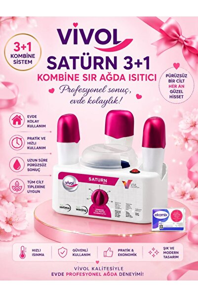 Vivol Saturn 3+1 Kombıne Sir Ağda Isıtıcı