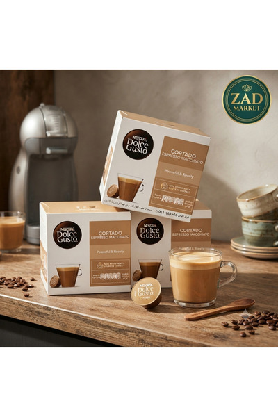 NESCAFÉ DOLCE GUSTO عرض توفير نسكافيه دولتشي غوستو كورتادو (3 عبوات)* 16 كبسولة