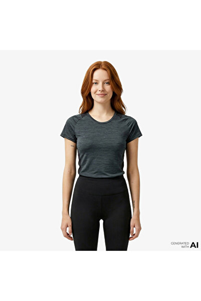 Energetics Evii Ss Women's Black Running T-Shirt