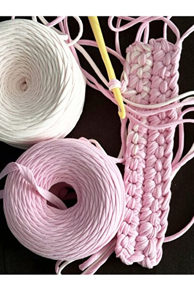 UMRA collection Penye ip (2 adet her biri 300gram 2x300=600)Renk - (lila/Beyaz)