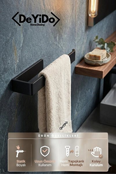 DeYiDo Kaliteli Paslanmaz Çelik Havluluk, Kağıt Peçetelik, Banyo Askısı - Banyo Lavabo Mutfak Çok Amaçlı