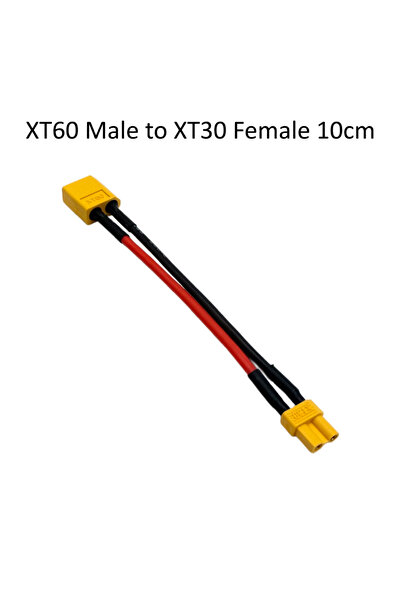 Choice XT60M to XT30F Wire XT30 To XT60 Male/Female RC Lipo Battery Adapter 1...