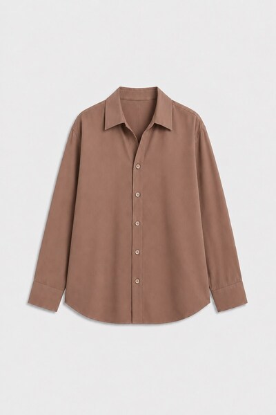 Antioch Beige Relaxed Men's Shirt