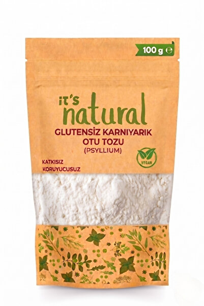 it's Natural Karnıyarık Otu Tozu (PSYLLIUM) 100 G Katkısız