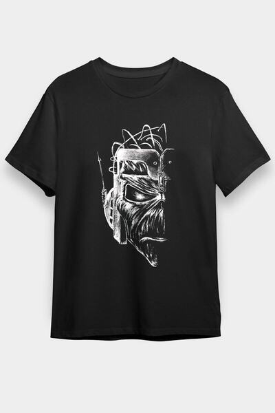 Adrift KO ButaDigi Iron Maiden Siyah Unisex Tişört T-shirt T2359