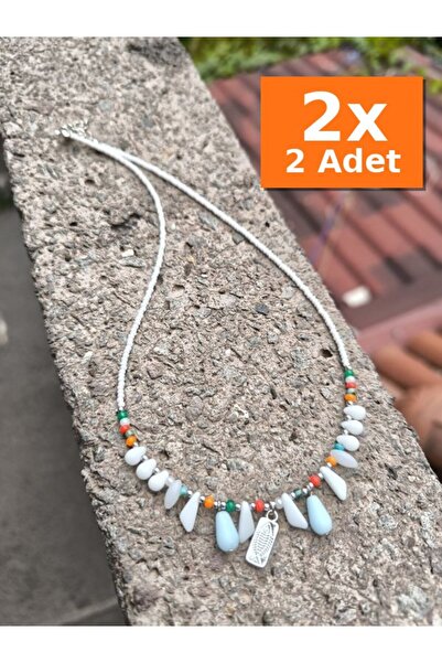 Bozhi Necklace Glass Beads Casual Elegance