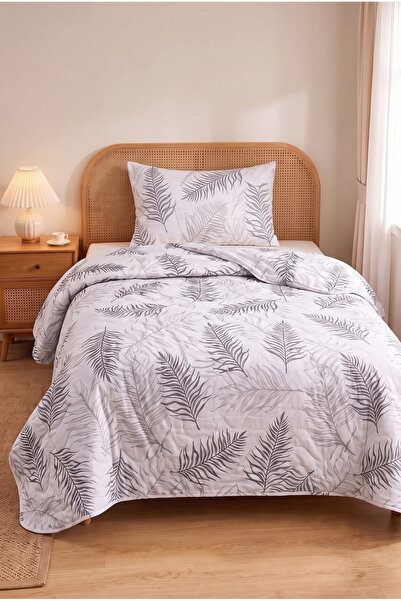 YALITEKS HOME Kapitoneli Tek Kişilik Desenli Pike - Yatak Örtüsü Takımı 170x2...