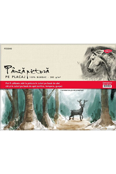 daço Panza pictura pe placaj de carton 30x40CM
