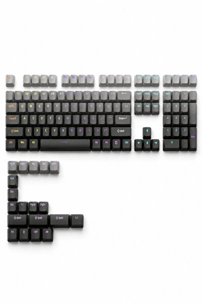 Leaven Gradient Mekanik Klavye OEM Profil RGB Tuş Takımı PBT