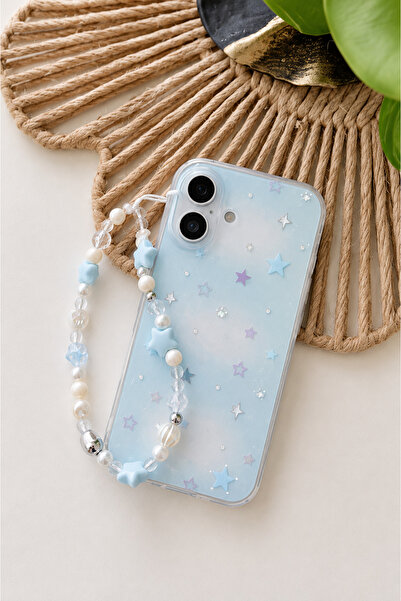 Go Aksesuar Iphone 16 Uyumlu Charm Yıldız Tasarımlı Oyuncaklı Esnek Silikon K...
