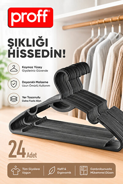 Proff Slim Hanger 24-Pack