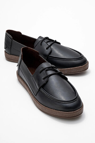 by selvi Lukka Shoes Rosa Мъжки черни обувки от синтетична кожа с връзки, под...