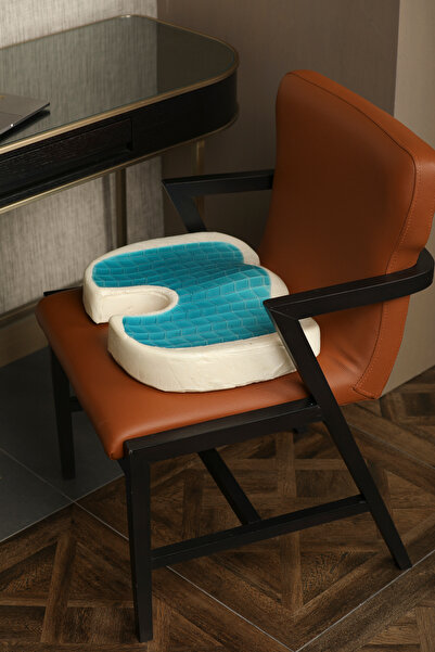 Simple. The Pillow Jelli Serinletici Coccyx Oturma Yastığı Kuyruk Sokumu İçin Destekleyici 44 x 36 cm